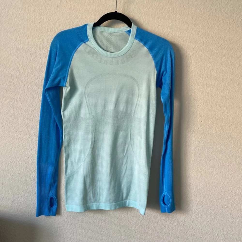 Lululemon Swiftly tech long sleeve two tone 6